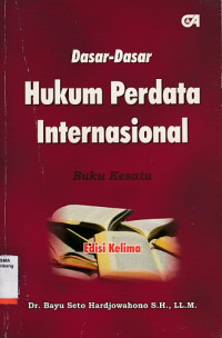 Image of Dasar - dasar hukum perdata internasional : buku ke satu