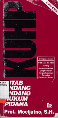 Image of KUHP : Kitab Undang Undang Hukum Pidana